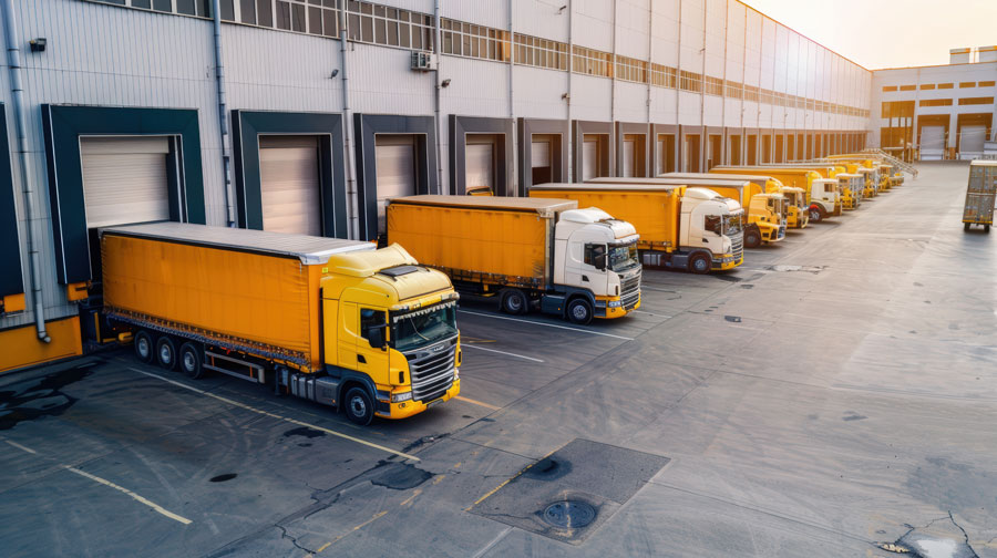 Équipement de quai – rampe de chargement industriel 