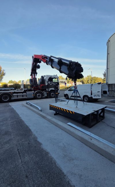 installation d'un matériel de quai à boulanger à Limoges par promaferm